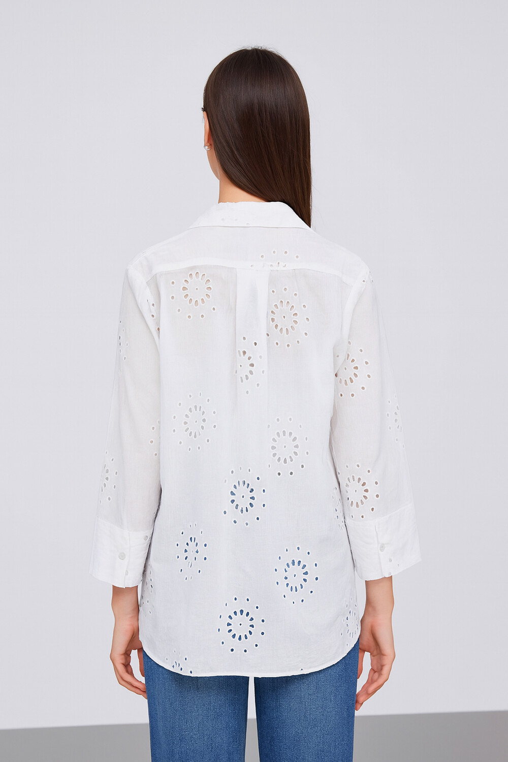Camisa Bow Blanco