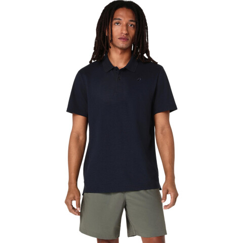 Polos Training Asics Cotton Blend Polo-Shirt Hombre Midnight