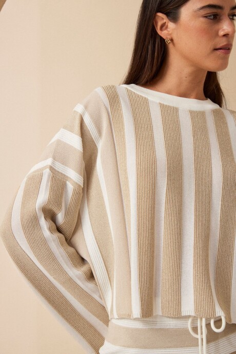 SWEATER CABANA BEIGE