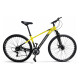 Bicicleta Montaña Aluminio 21 Vel Rodado 29 Cambio Shimano Amarillo