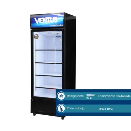 Heladera exhibidor vertical puerta vidrio 500lts Heladera exhibidor vertical puerta vidrio 500lts