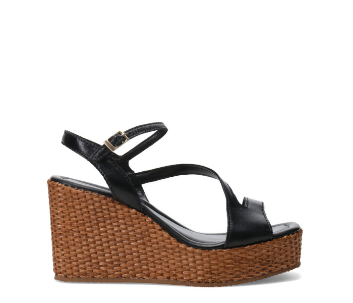 Sandalias de Mujer Bottero Plataforma Negro