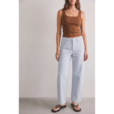 Jean Barrel Baggy Celeste