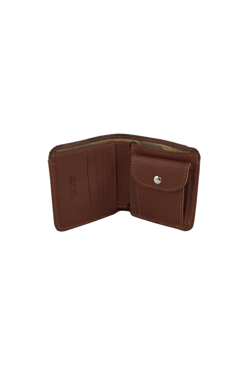 Billetera de cuero con bolsillo para monedas Billetera de cuero con bolsillo para monedas