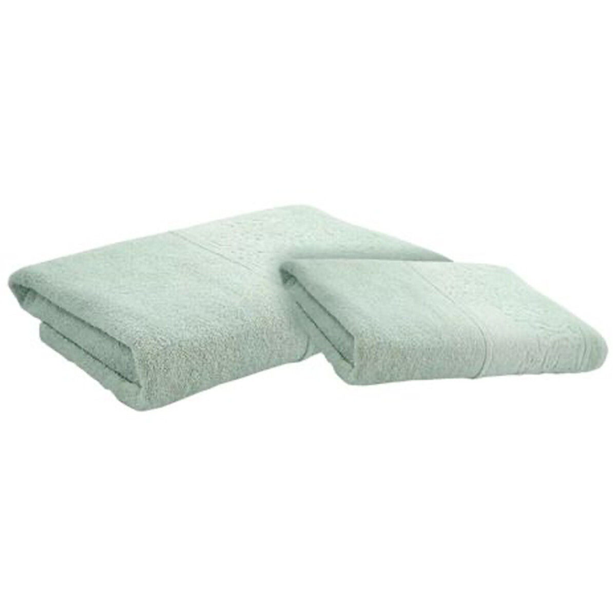 Pack de 2 Toallas De Baño Dohler Confort 6512 100% en Algodón - Verde Agua 