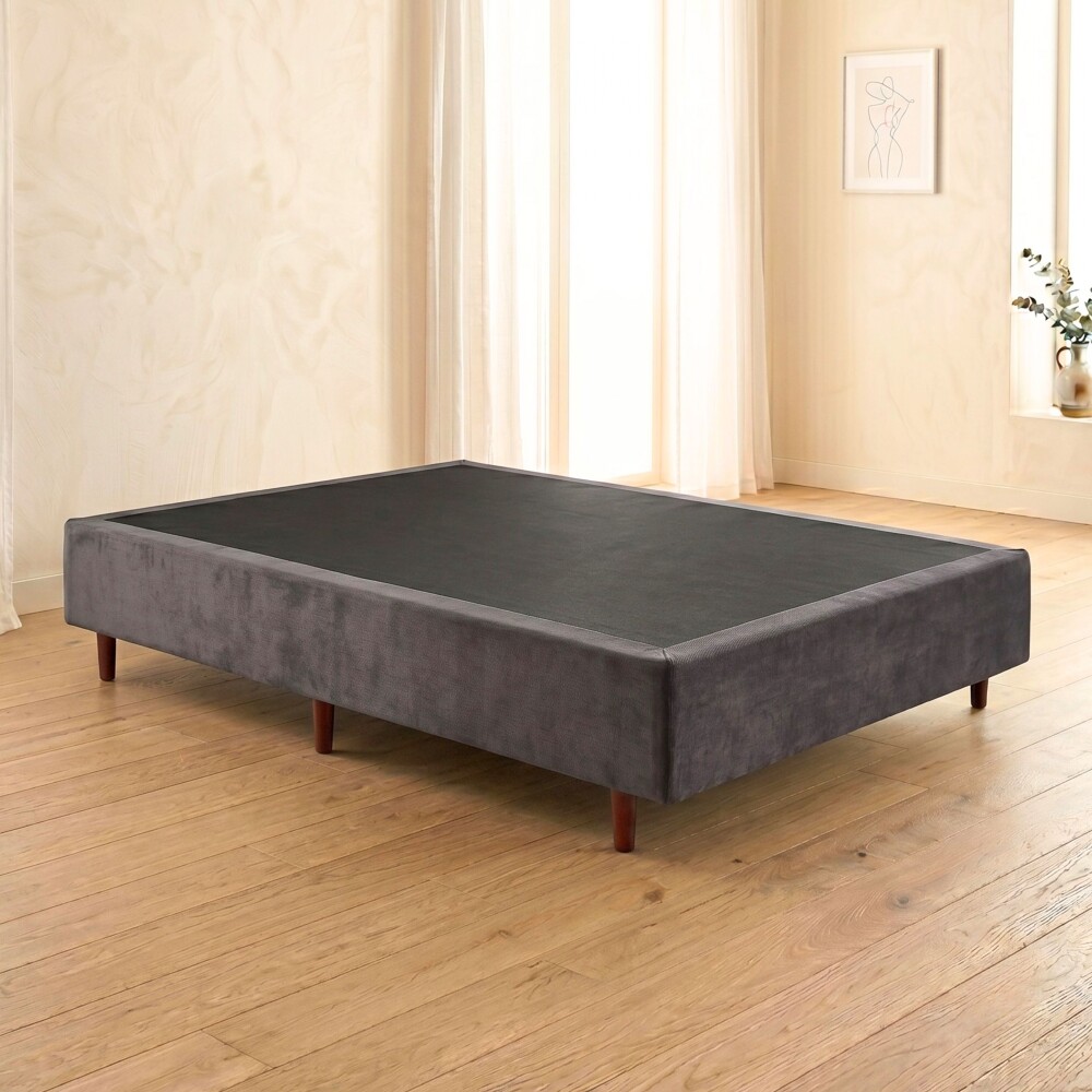 Base Sommier 2 Plazas - Mannes Cinza
