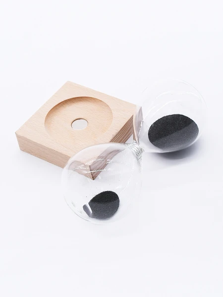 RELOJ DE ARENA RÚSTICO MADERA