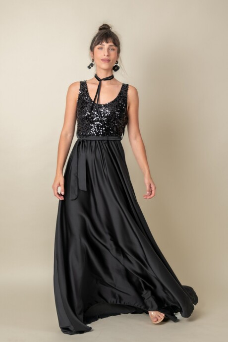 VESTIDO LOTO Negro