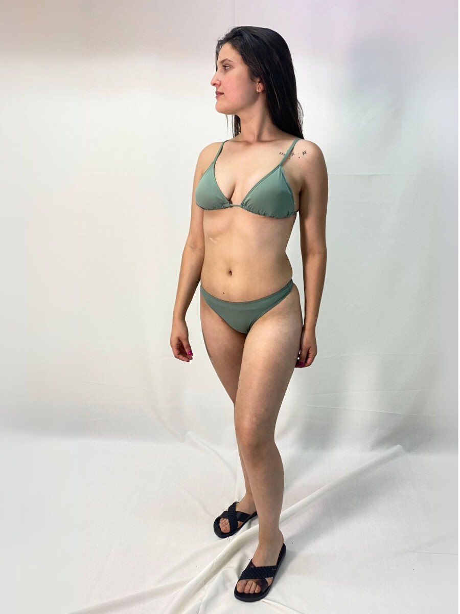 Top Bikini Liso Cameron - Green 