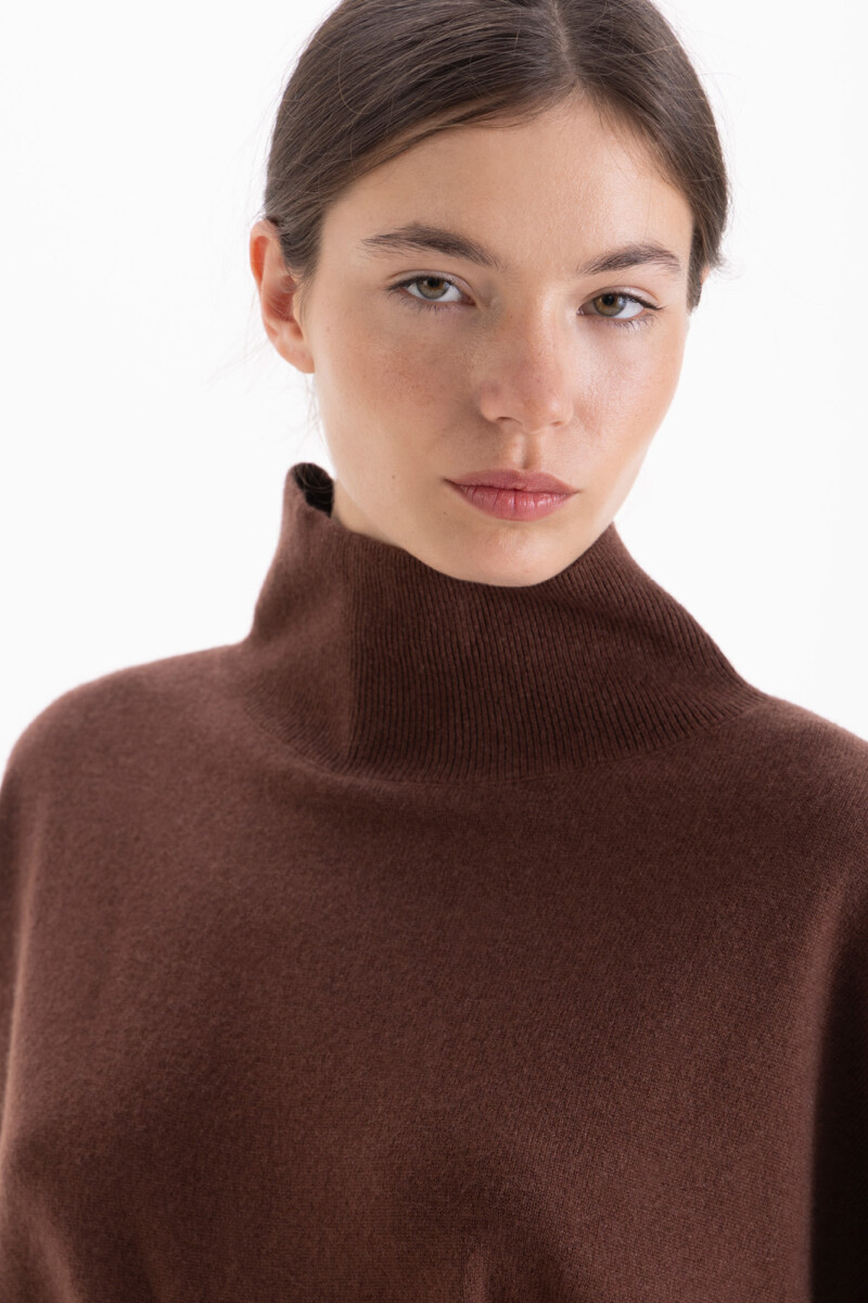 POLERA WARM Chocolate