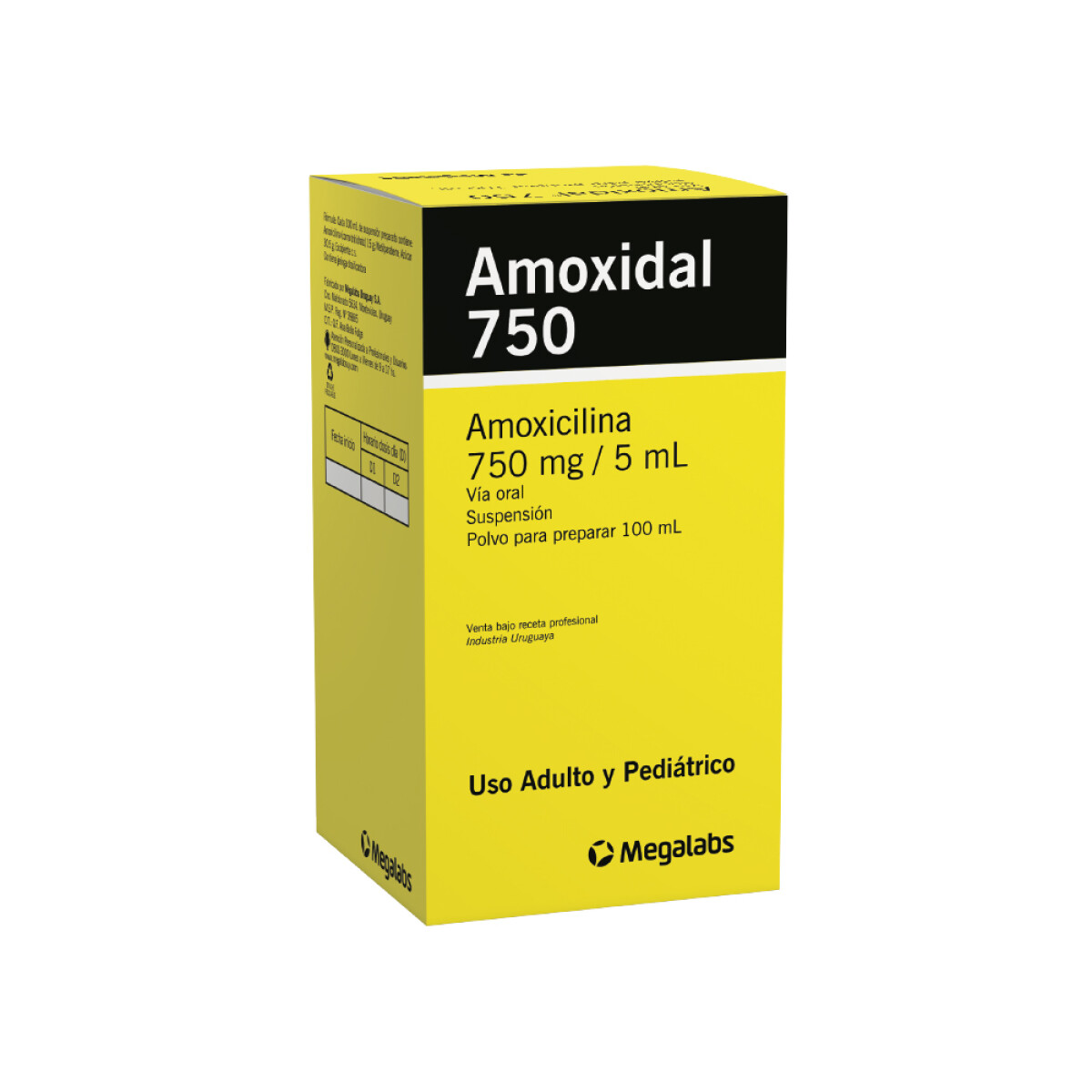 Amoxidal Suspensión 750mg 100ml 