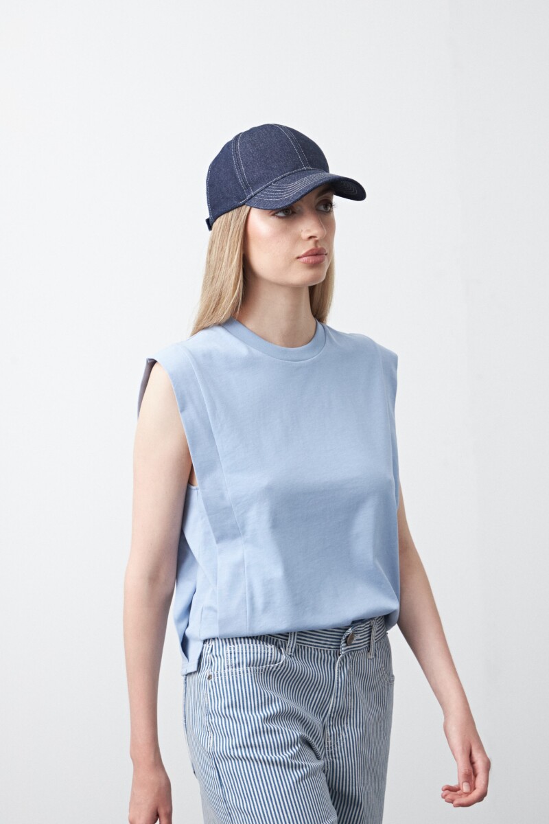 REMERA BOLETUS - Celeste 