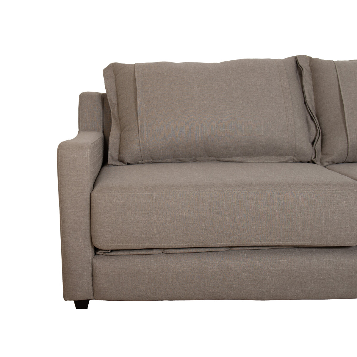 Sofá Cama Tela Naturalbeige Natura Crema — Divino