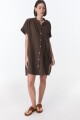 Vestido Camisero Ivy Chocolate