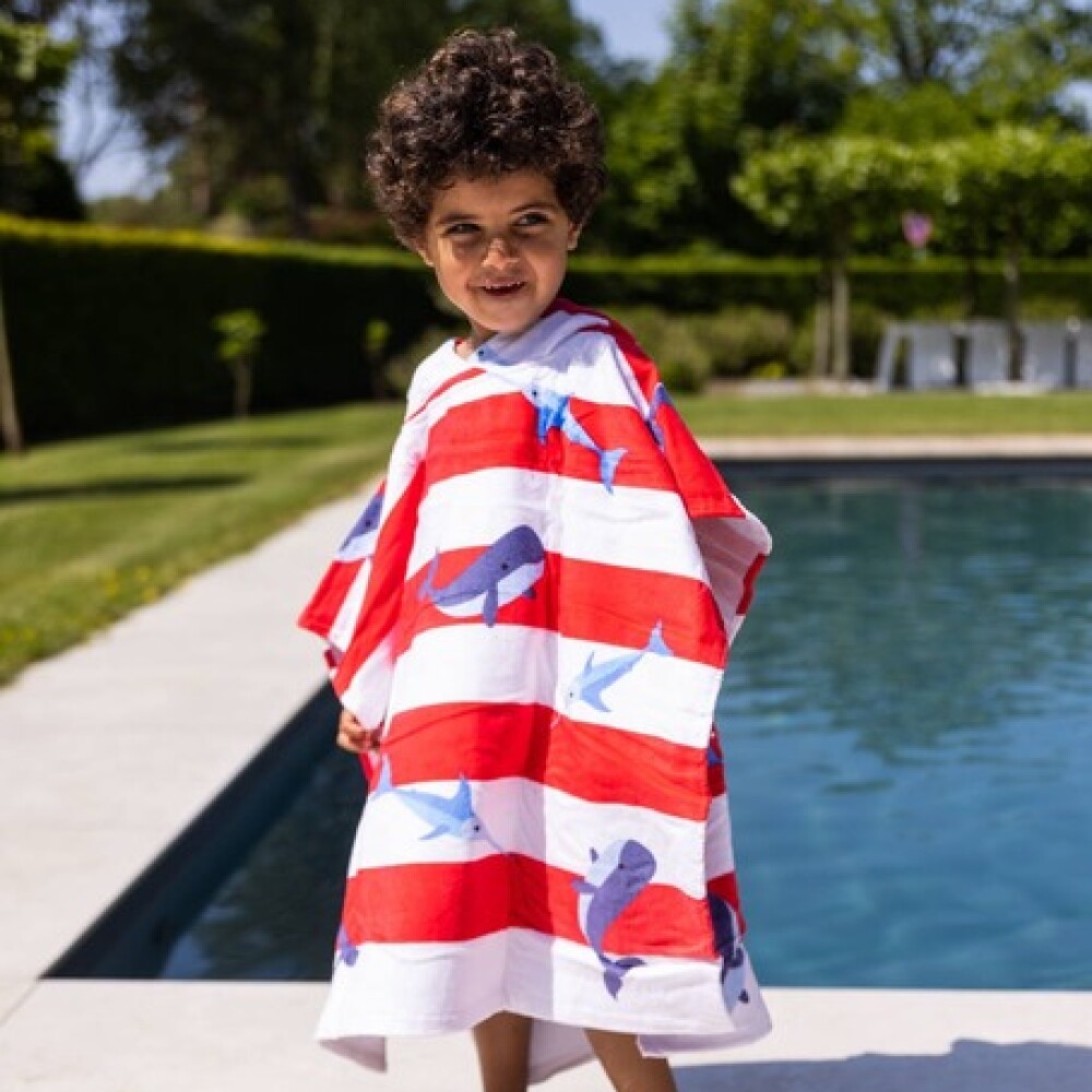 Toalla poncho swim essentials anclas