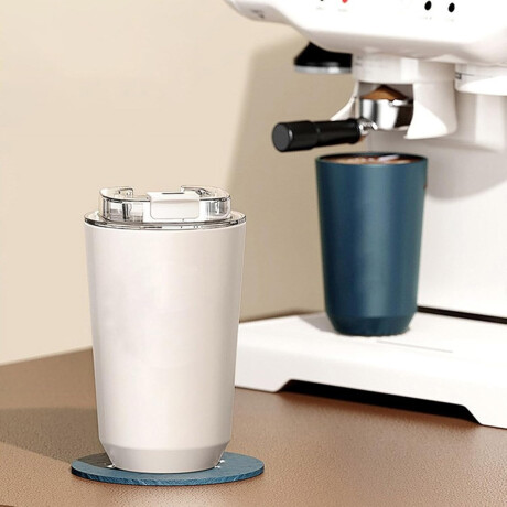 Vaso Térmico Mate con Tapa Hermética 450ml Negro