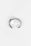 Pulsera cuff bold plateado