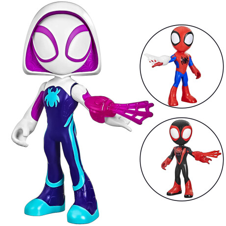 Figura Spidey Marvel Spiderman Miles Morales Ghost Figura Spidey Marvel Spiderman Miles Morales Ghost