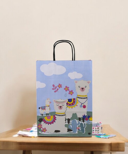 Bolsa fantasia luna 22x10x30 cm. LLAMAS
