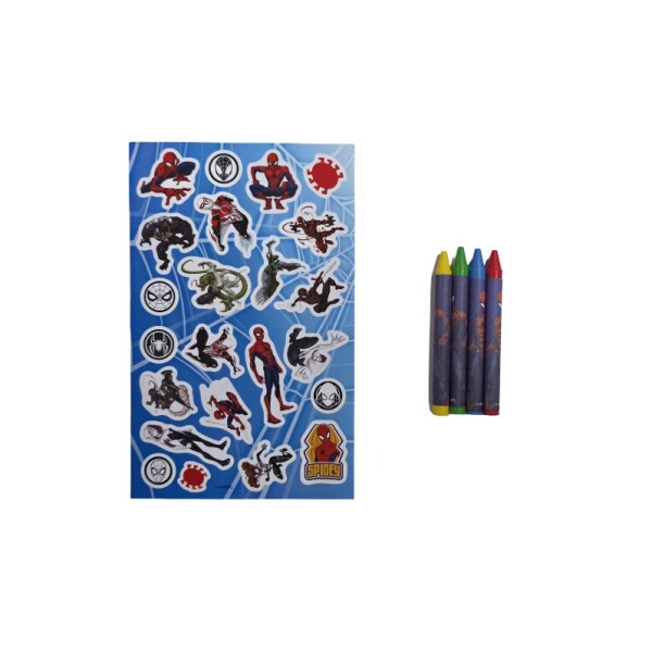 Set para colorear spiderman Set para colorear spiderman