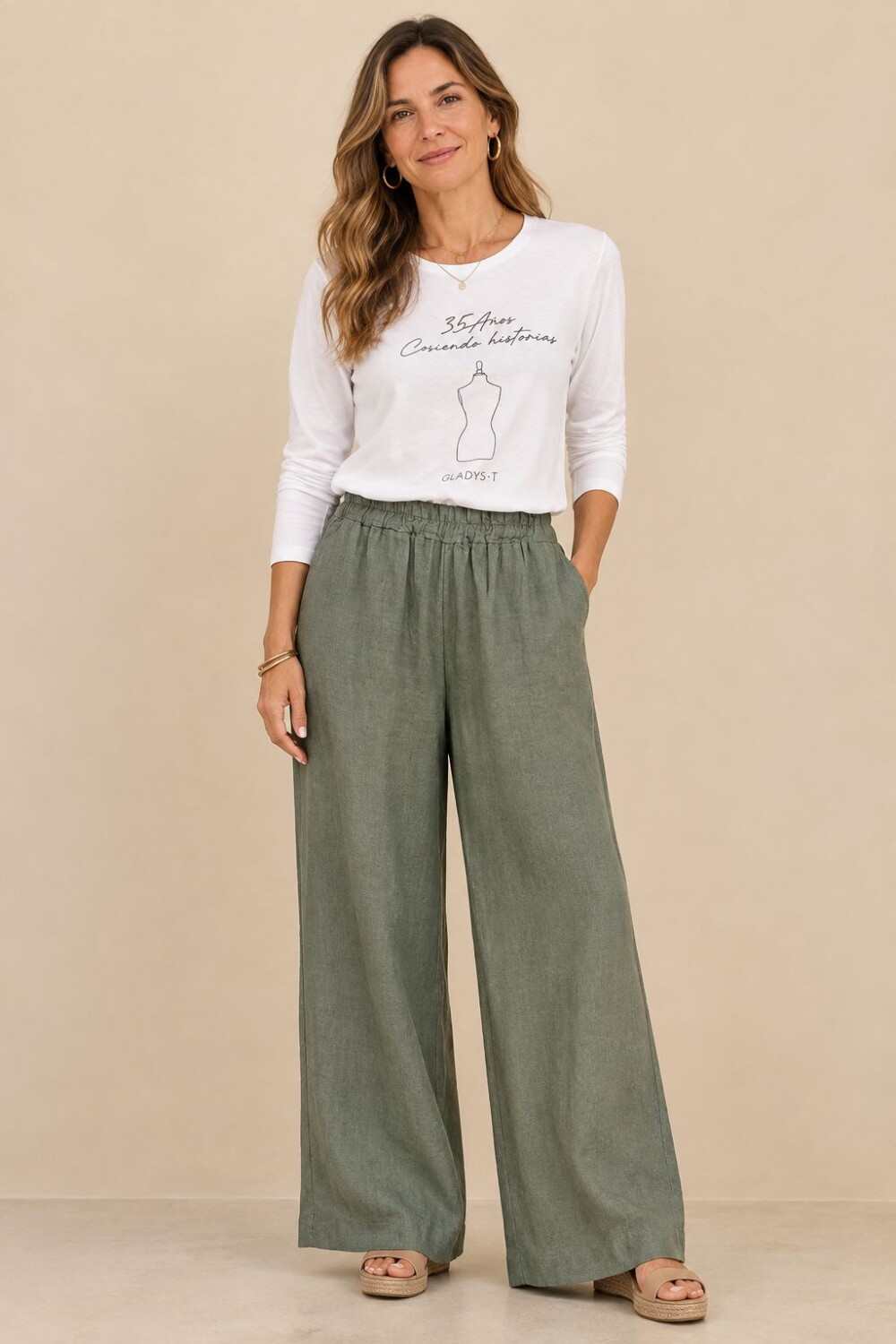PANTALON BRISA Aceituna