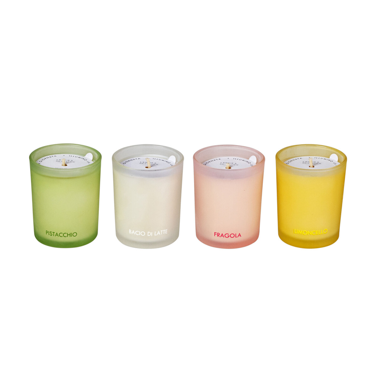 KIT 4 MINI VELAS - PARAFINA BACIO DI LATTE 70GR 