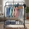 Perchero Doble de Metal para Organización de Ropa y Zapatos Perchero Doble de Metal para Organización de Ropa y Zapatos