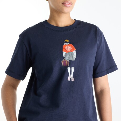 Remera New Balance de Dama - Varsity - WT62K2W4DNT NAVY