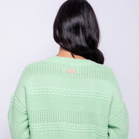 SWEATER OTELO SOLID Verde Menta