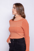 POLERA ARIANA Coral Oscuro