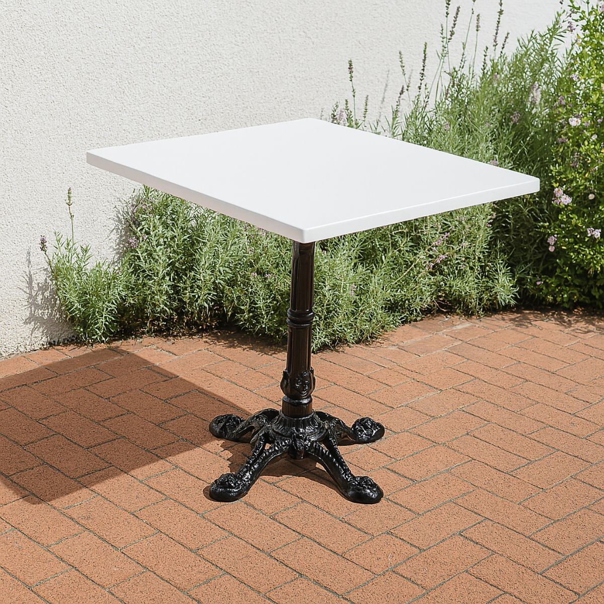 MESA DE EXTERIOR LADUREE BLANCO CUADRADO/A 