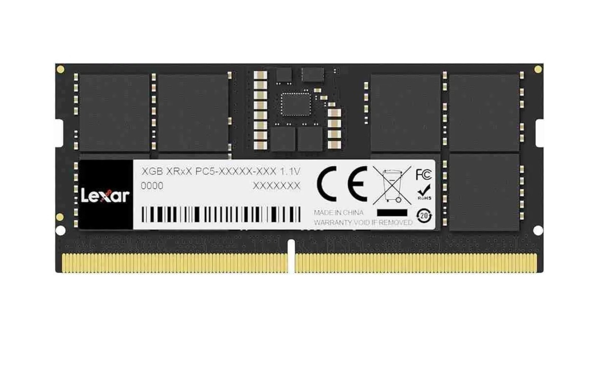 Memoria Lexar DDR5 16GB 5600MHZ Sodimm 