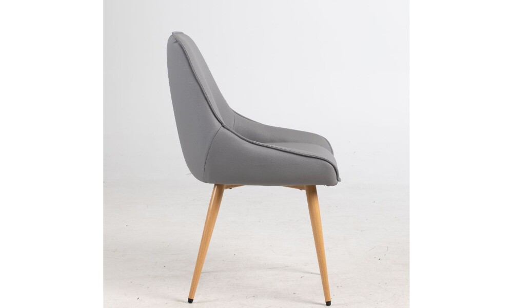 Silla BRUNA en PU Gris