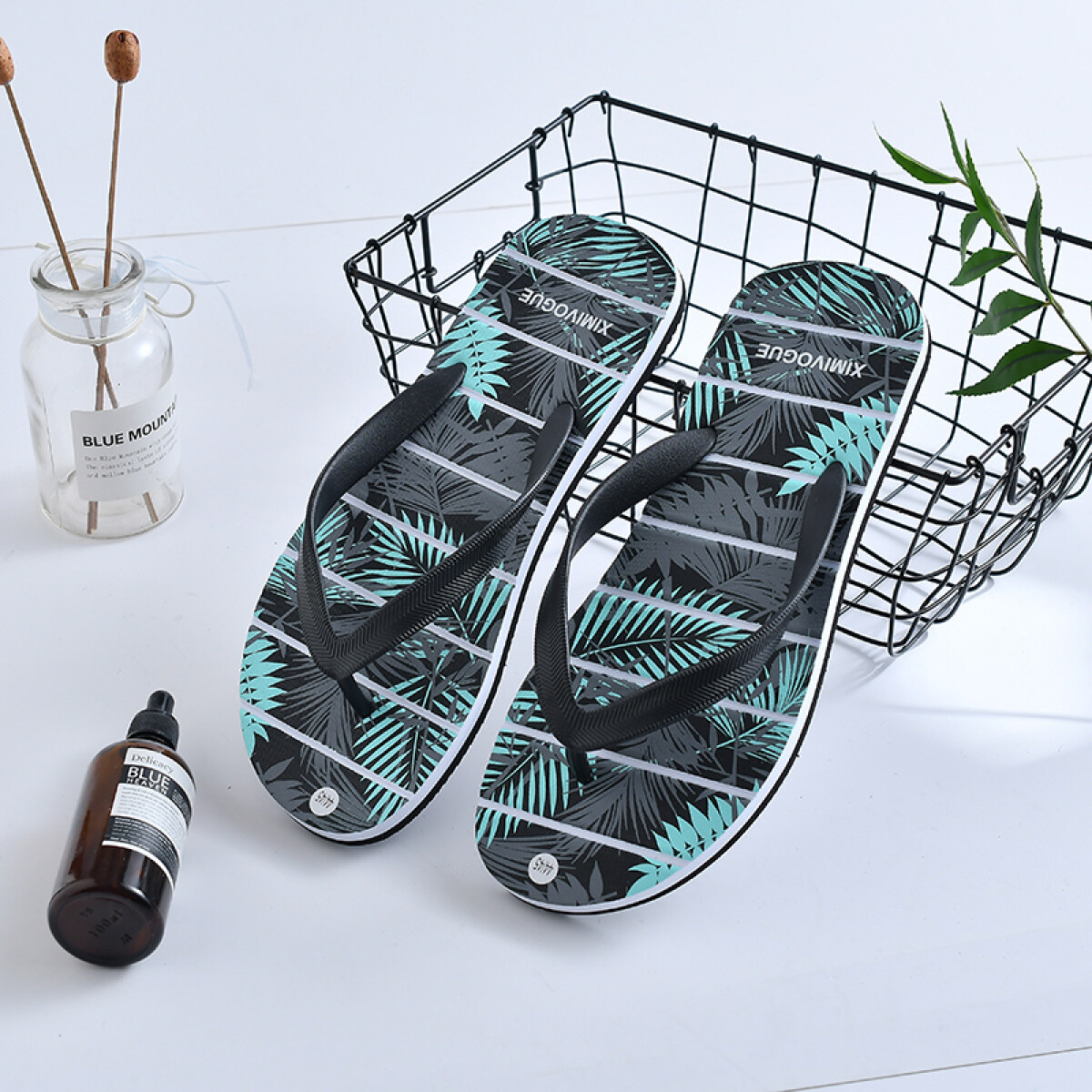 Chancletas Tropical Para Hombre - 44/45 