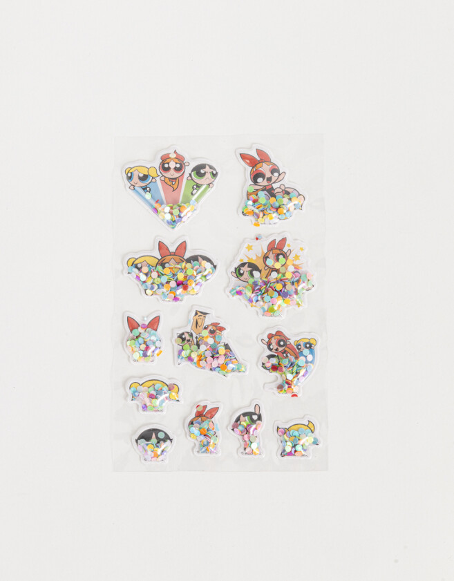 Stickers y Album Stickers Set De Stickers "chicas Superpoderosas" - Combinacion Multicolor