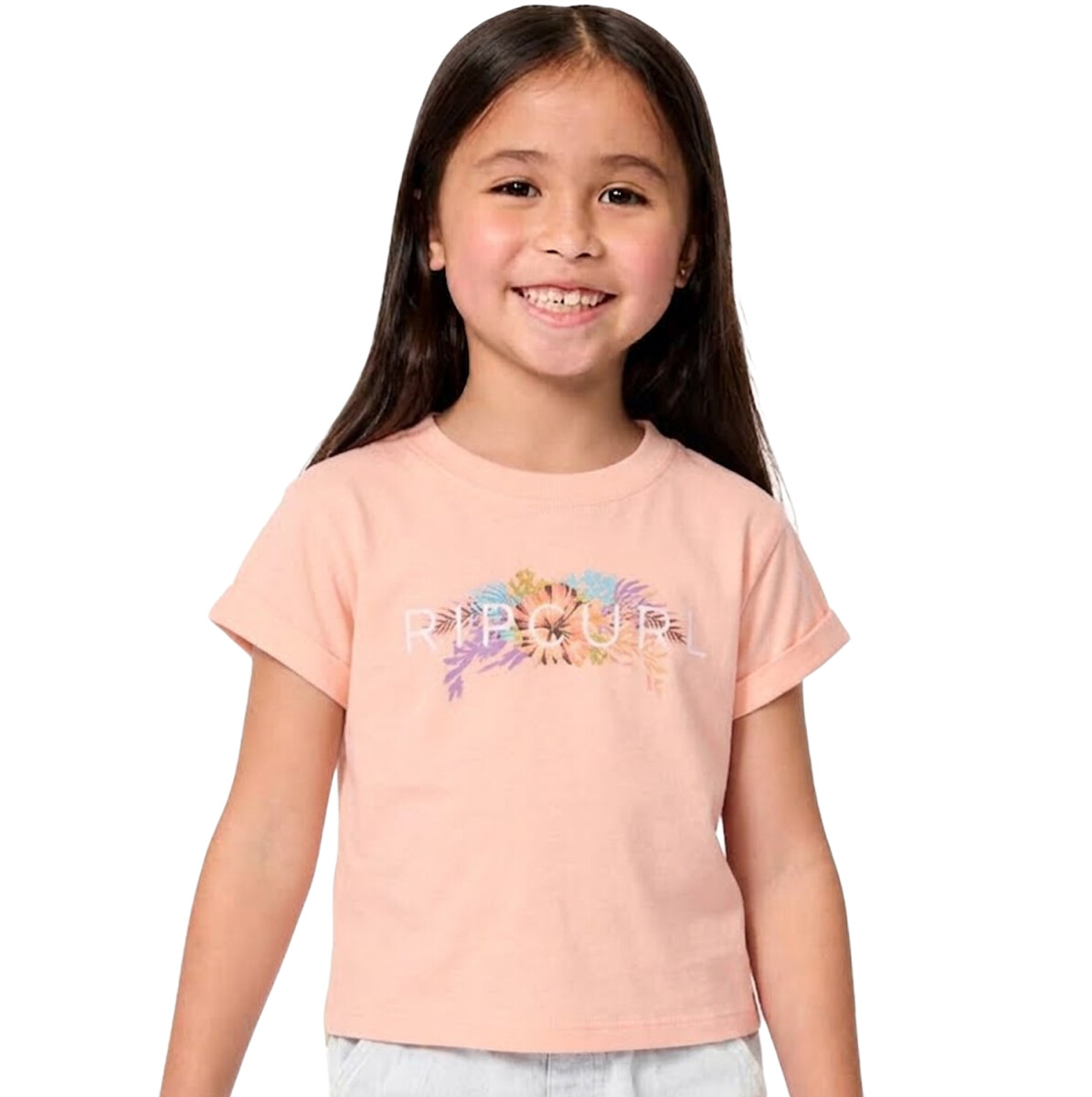 Remera Rip Curl PARADISE LOGO - Naranja 