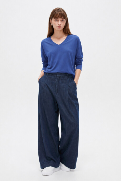 Remera Linie Azul Oscuro