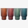 Juego de 4 vasos de acrilico Juego de 4 vasos de acrilico