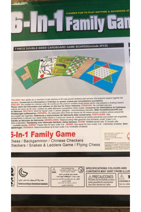 6 EN 1 FAMILY GAMES 6 EN 1 FAMILY GAMES