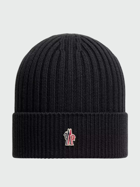 MONCLER - Gorro de Lana Berretto Negro