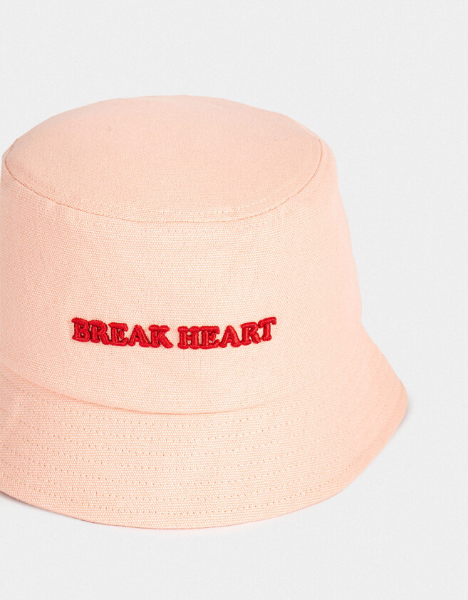 Sombreros verano Romántico Piluso "break Heart" - Rosa Viejo