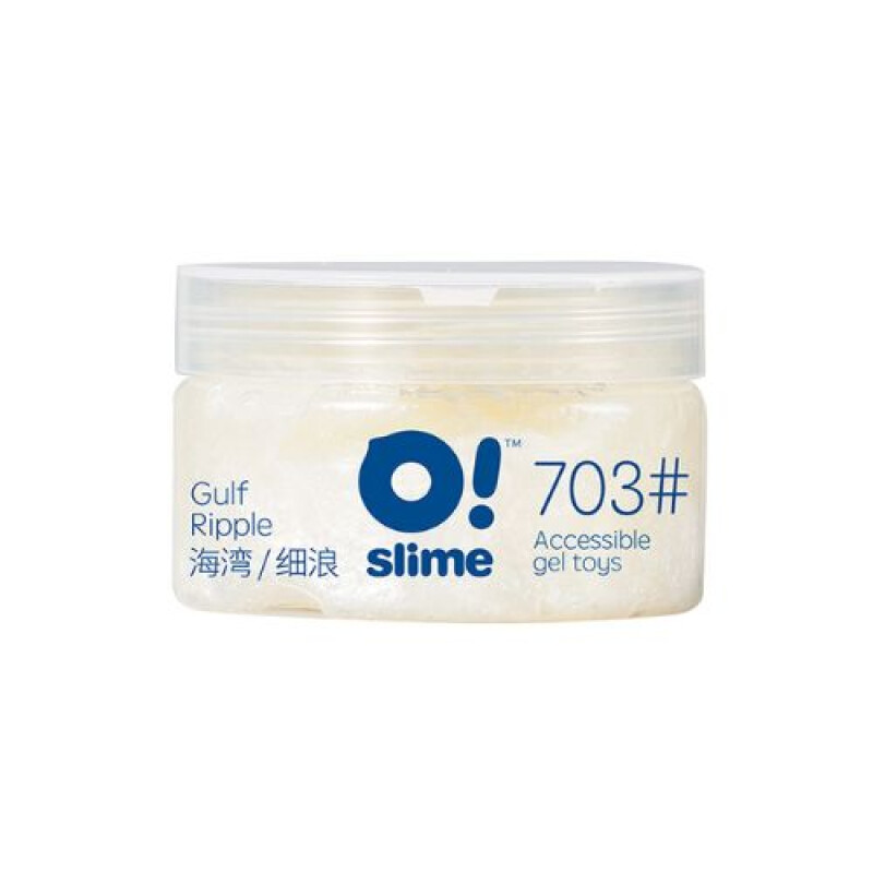 Shimmer slime blanco (color changing) Blanco