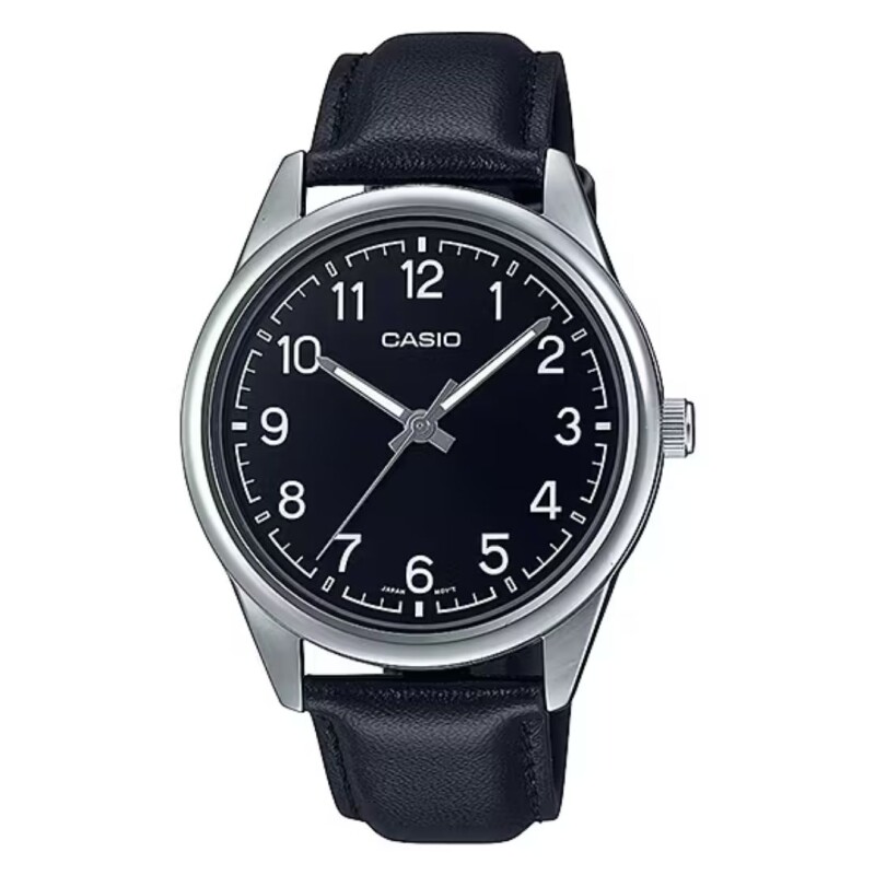 Reloj Casio MTPV005L-1B4UDF para hombre con correa de cuero Reloj Casio Mtpv005l-1b4udf Para Hombre Con Correa De Cuero