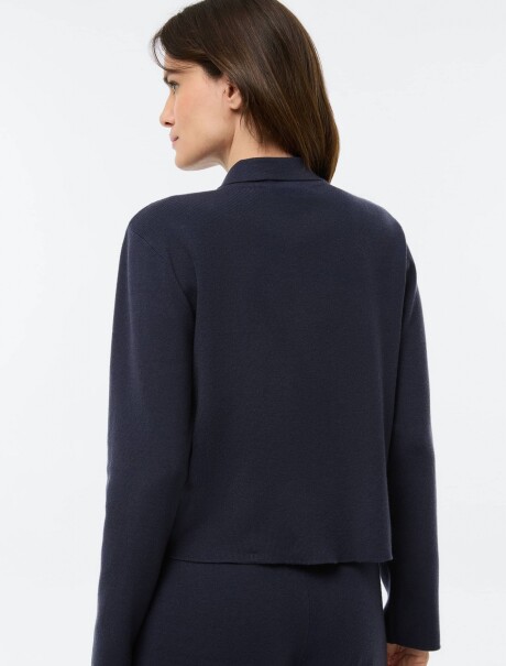 SACO CON CUELLO - AZUL AZUL