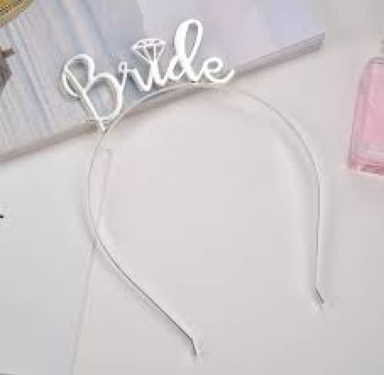 Vincha Metalizada Bride - Plateado 