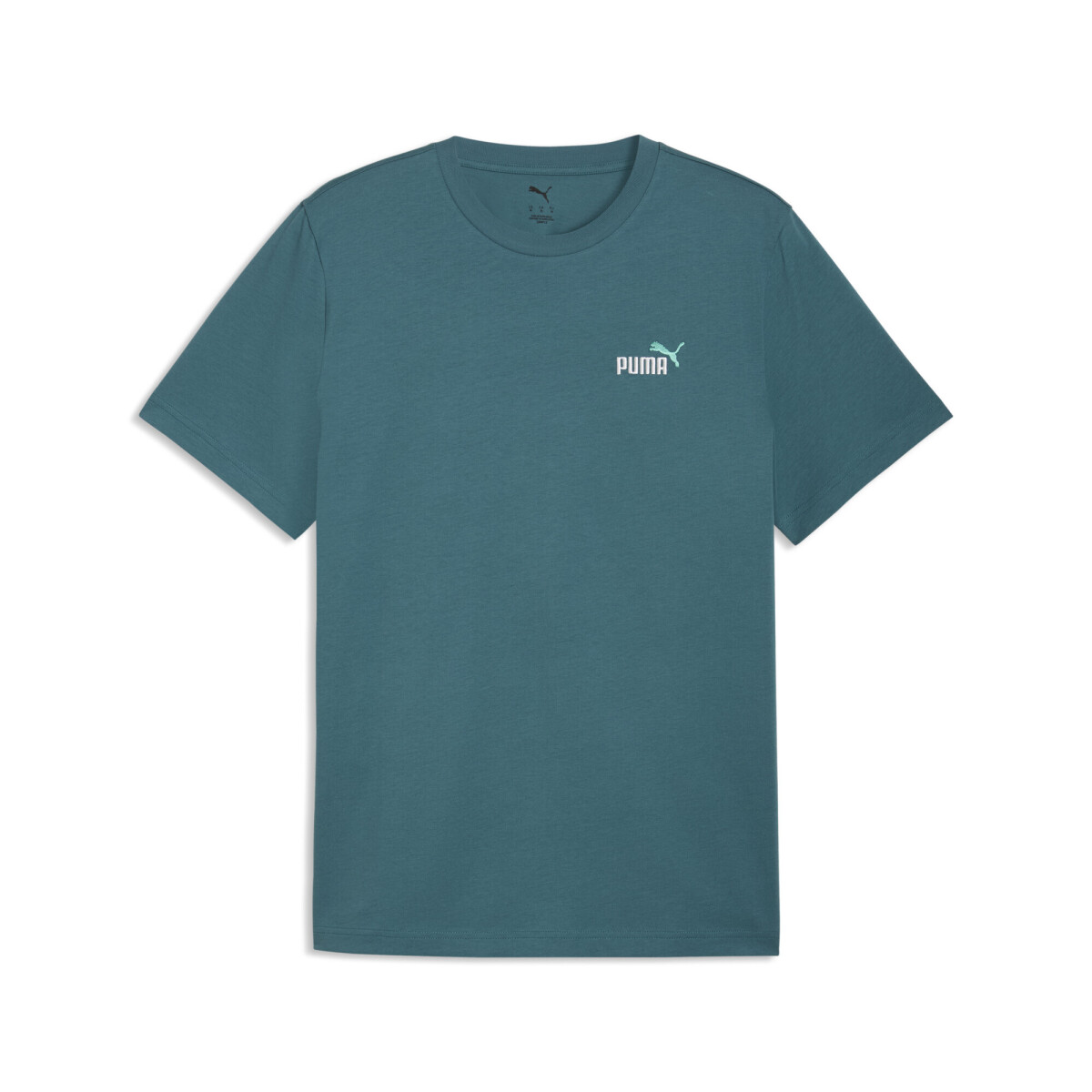 Remera Puma ESS 2 COLOR Small Nº1 Logo Tee de Hombre - 684717 41 - Verde Esmeralda 