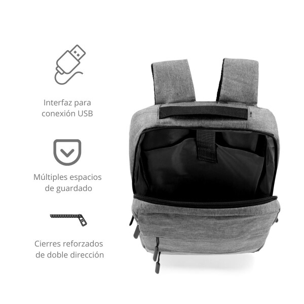 Mochila Urbana Para Laptop Notebook Portatil + Salida Usb Mochila Urbana Para Laptop Notebook Portatil + Salida Usb