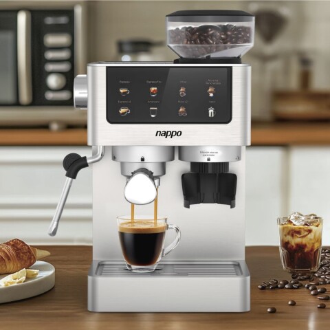Cafetera Espresso Nappo Barista Deluxe 6 en 1 NEC-339 Cafetera Espresso Nappo Barista Deluxe 6 en 1 NEC-339