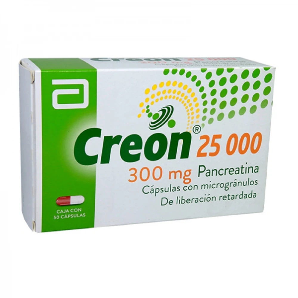 CREON 25.000 CJ X 50 CÁPS.
