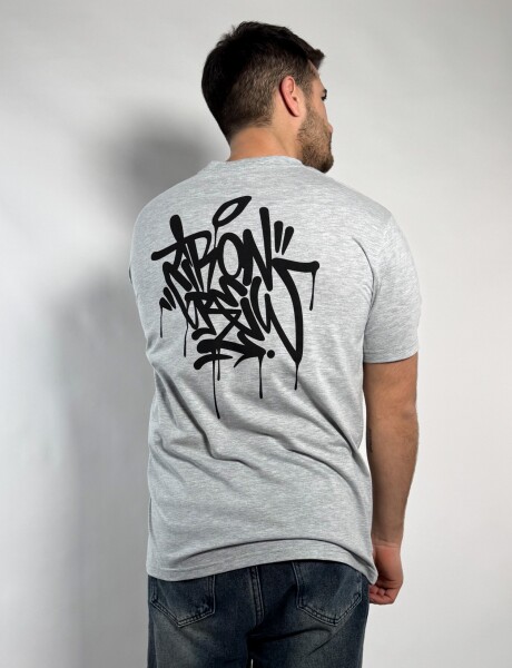 Remera estampada Cabre Gris